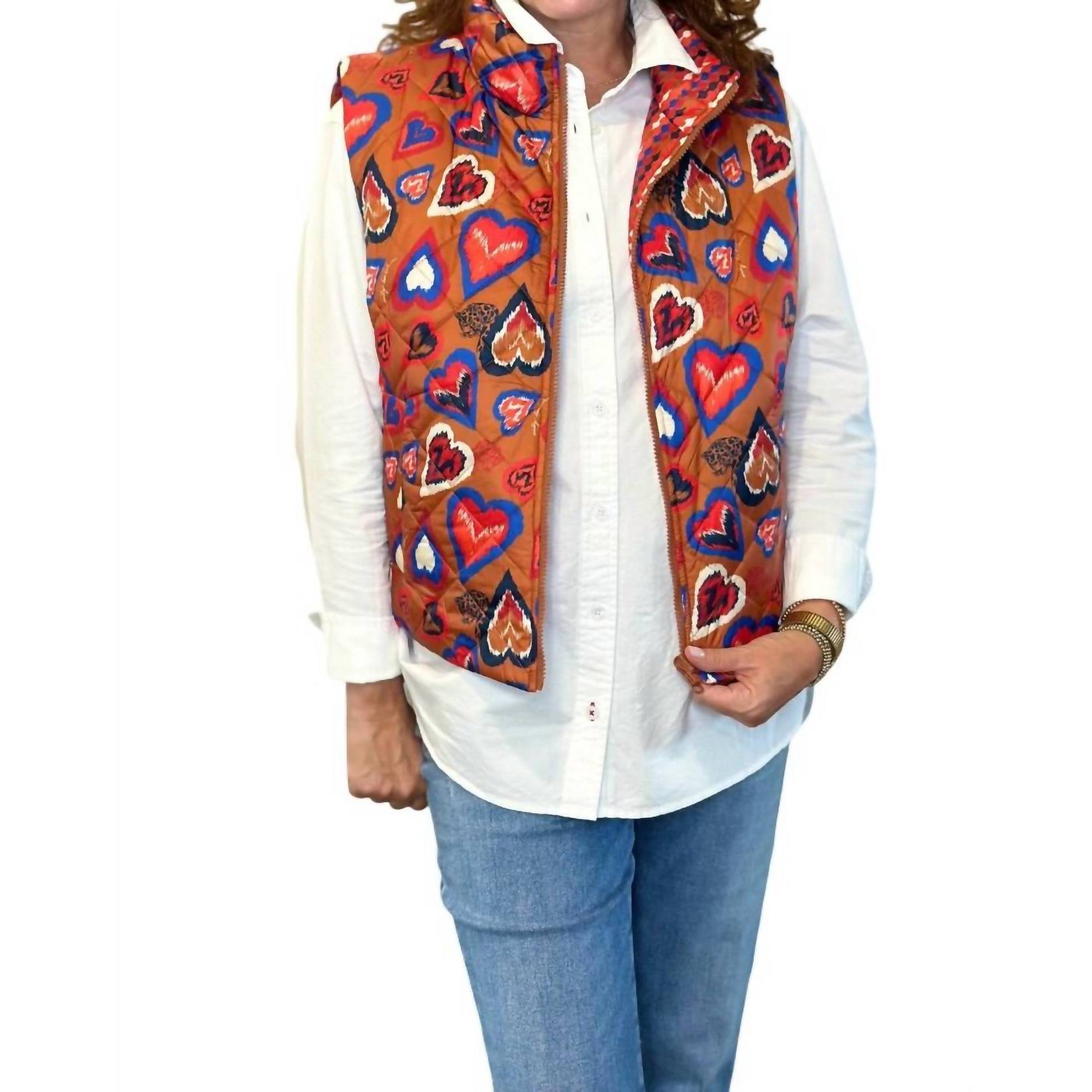 New Emily Lovelock Ava Vest In Orange